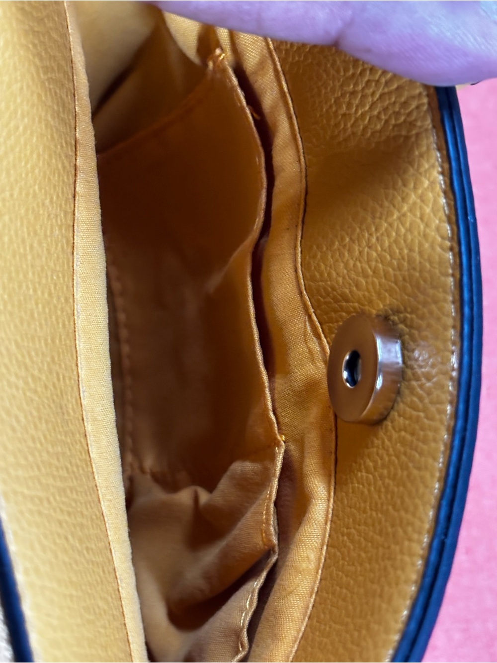 bebe Mustard Mini Tote Bag with Logo - Picture 7 of 9